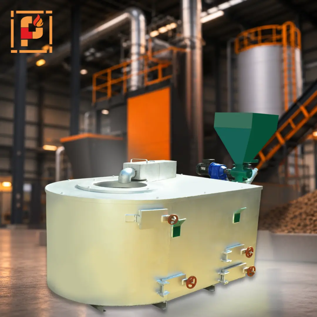 FURNACE ALUMINIUM MELTING Pellet Burner